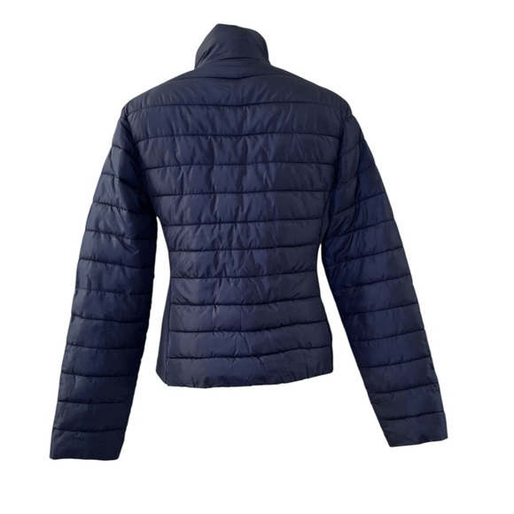 Ci Sono Faux Fur Lined Navy Puffer Jacket Women’s Size M Winter Wardrobe - Picture 5 of 13